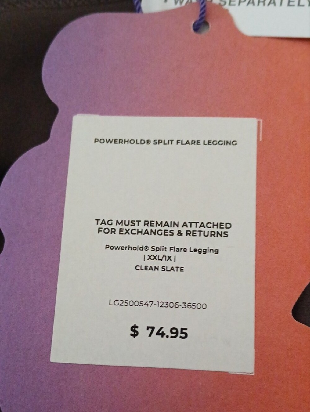 YITTY Brown High-Waist Stretch Leggings with Branded Tag - Picture 4 of 6